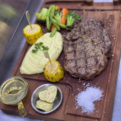 Wagyu ribeye steak