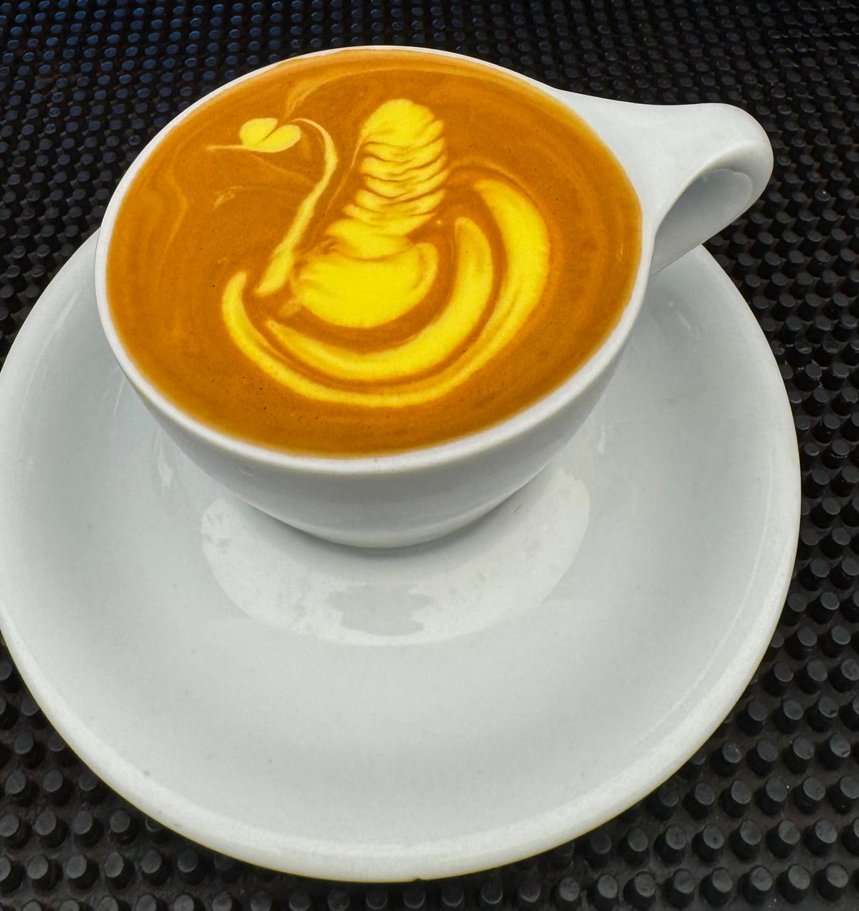 Safron latte
