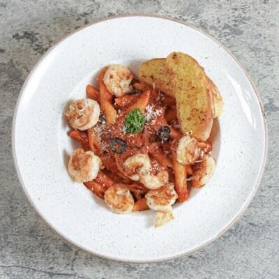 Shrimp Arbiata Pasta
