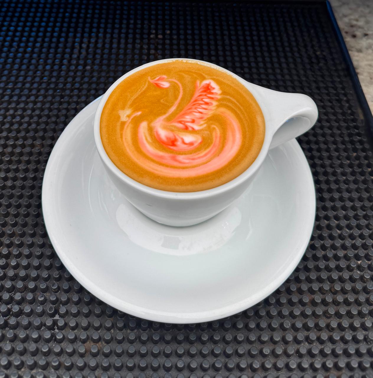 Rose latte