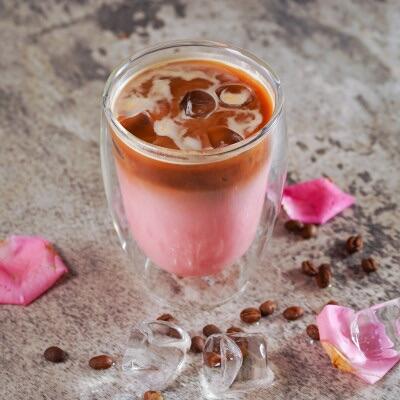 Ice Rose latte