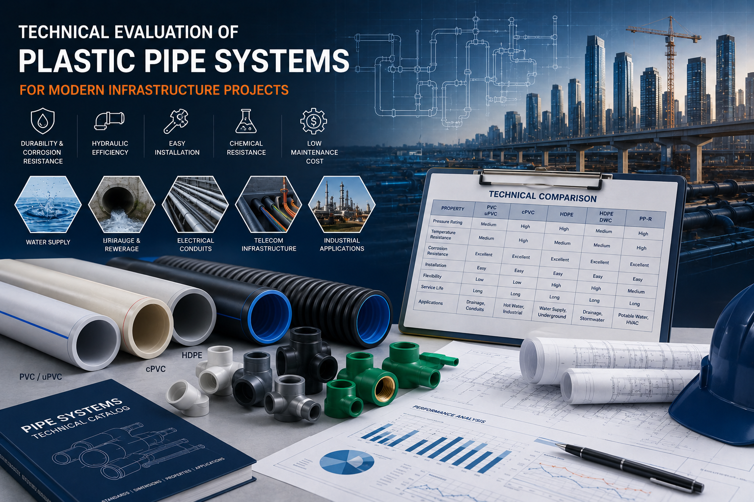  Technical Evaluation of Plastic Pipe Systems for Modern Infrastructure Projects