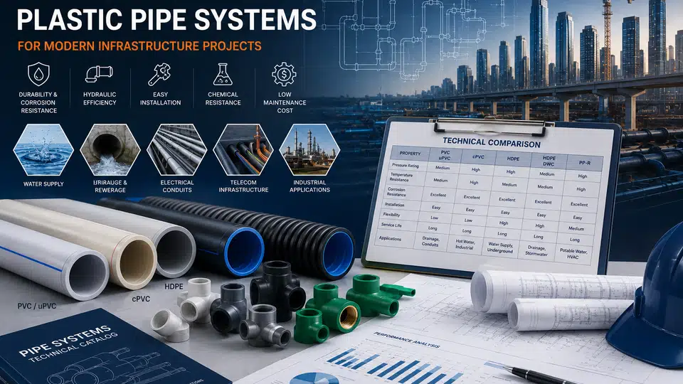 Technical Evaluation of Plastic Pipe Systems for Modern Infrastructure Projects