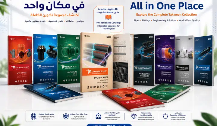 Takween Plast Product Catalogs: Pipes, Fittings and Engineering Solutions in One Place