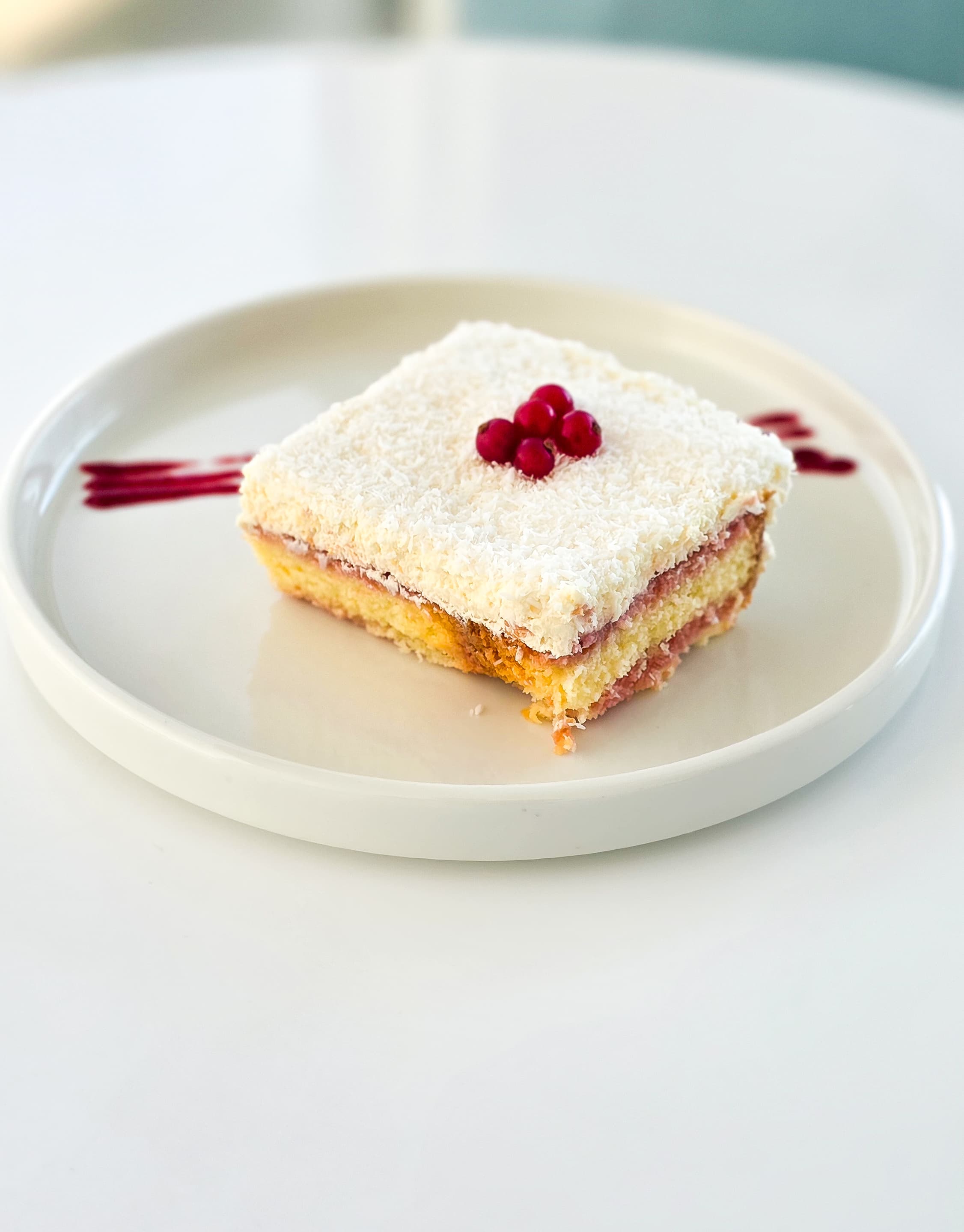 Coconut Berry Cake