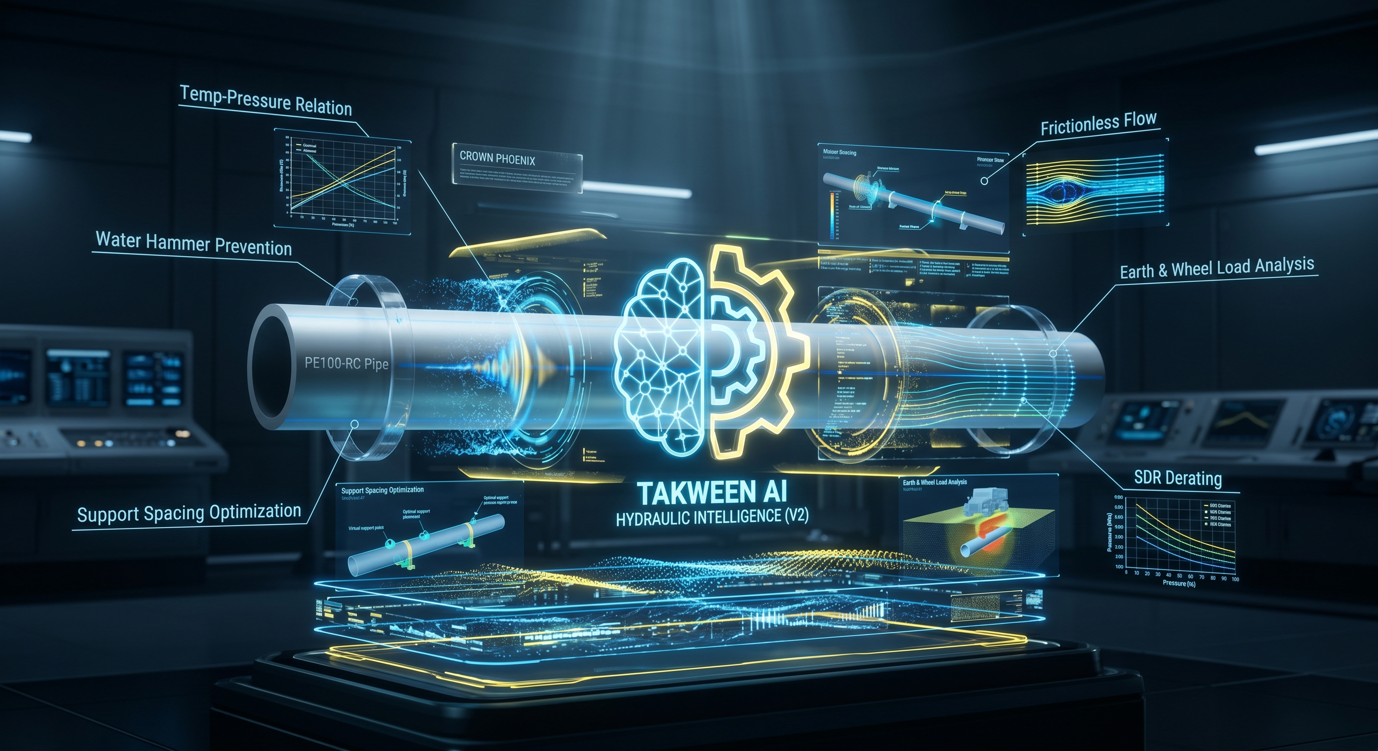 Takween Innovation Hub Announces the Resounding Success of the "Comprehensive Hydraulic Calculator" Trials and Inaugurates the AI Phase in Collaboration with Crown Phoenix
