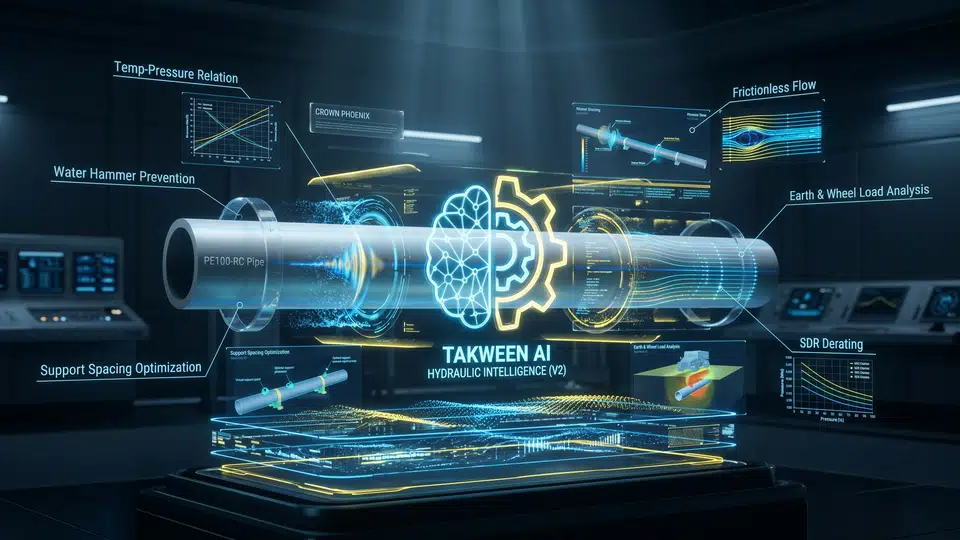 Takween Innovation Hub Announces the Resounding Success of the "Comprehensive Hydraulic Calculator" Trials and Inaugurates the AI Phase in Collaboration with Crown Phoenix