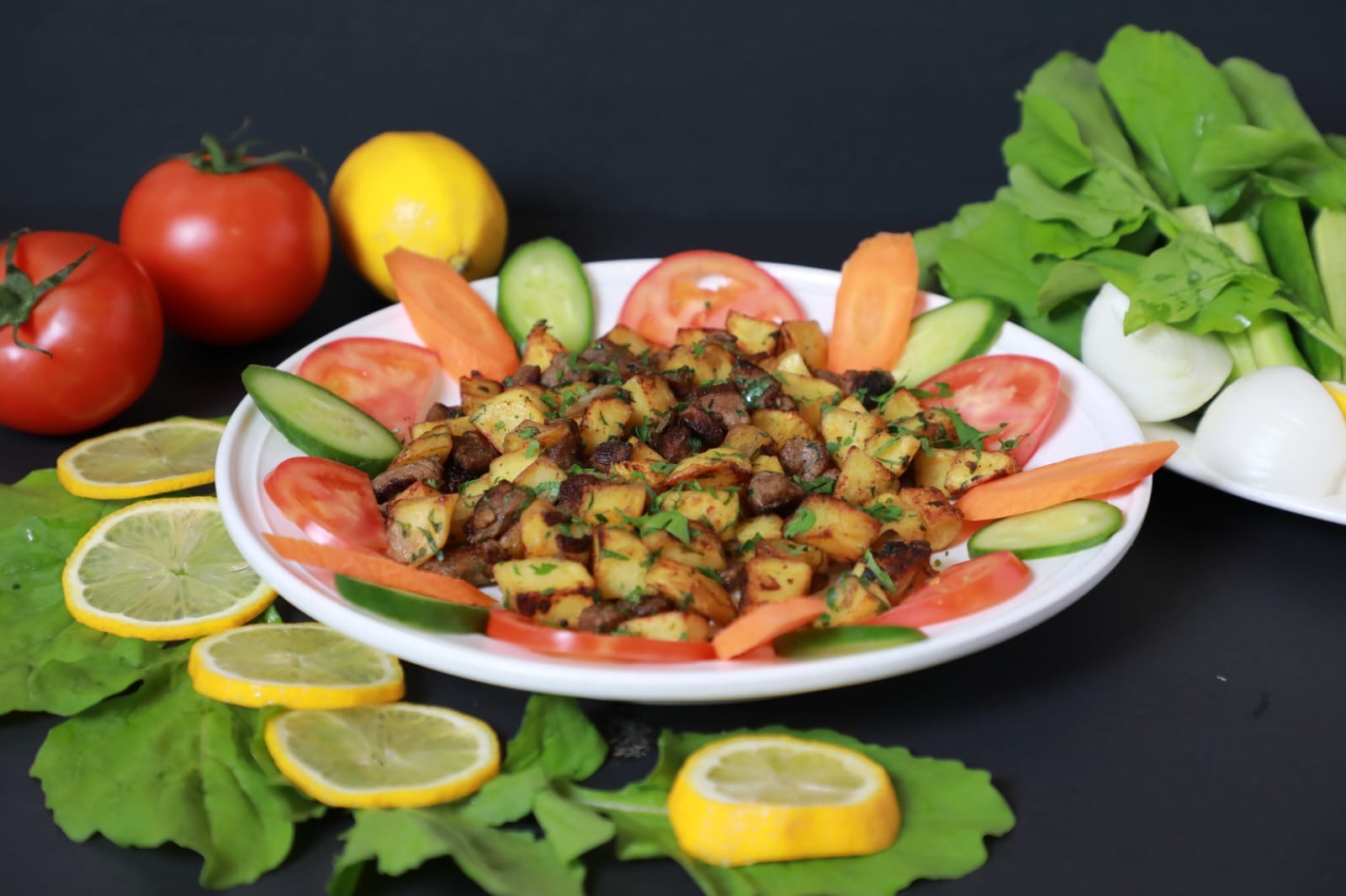 Meat With Potatoes plat