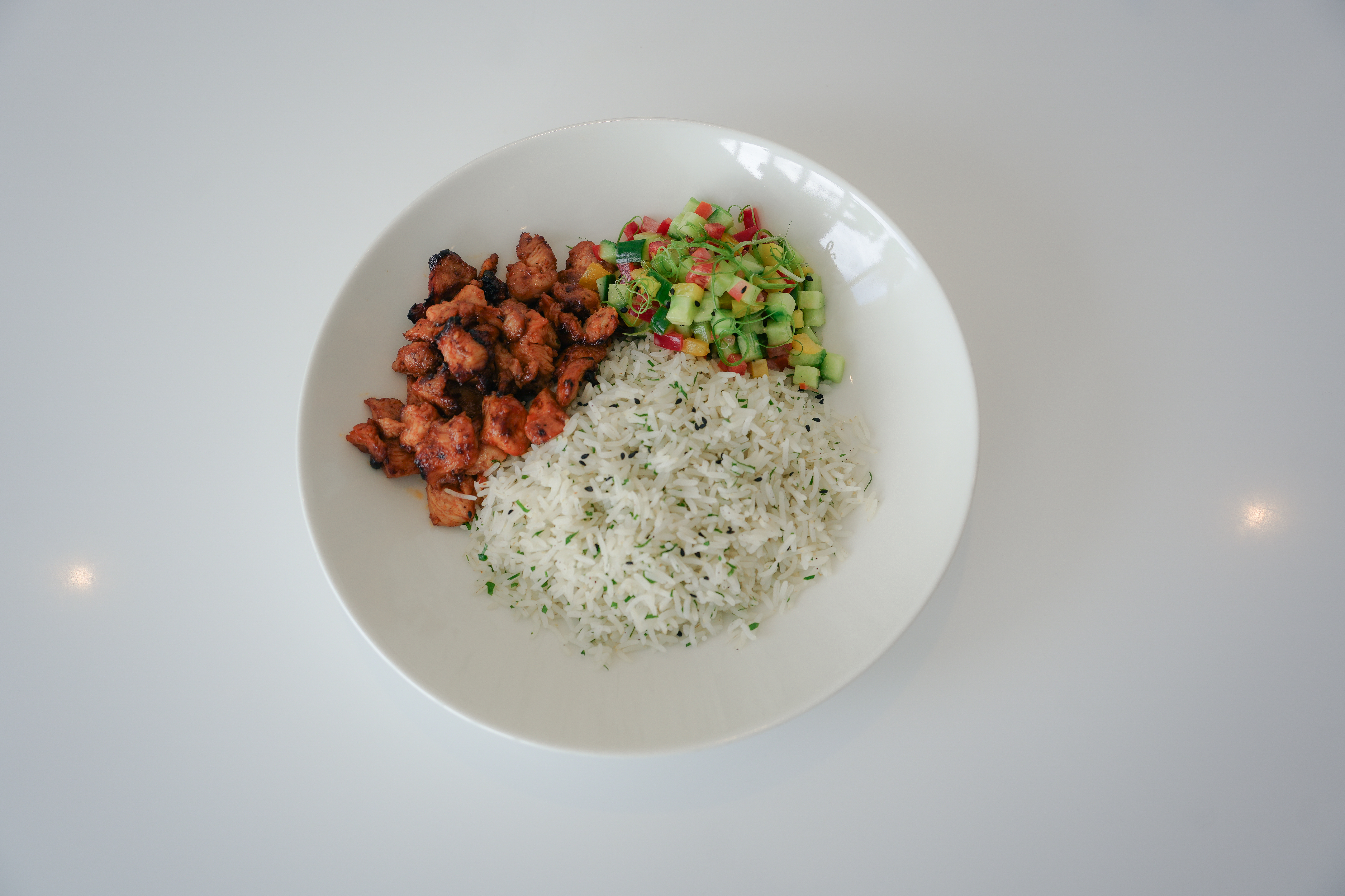 Orange Chicken with  Rice