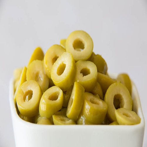 OLIVES GREEN SALAD SLICES