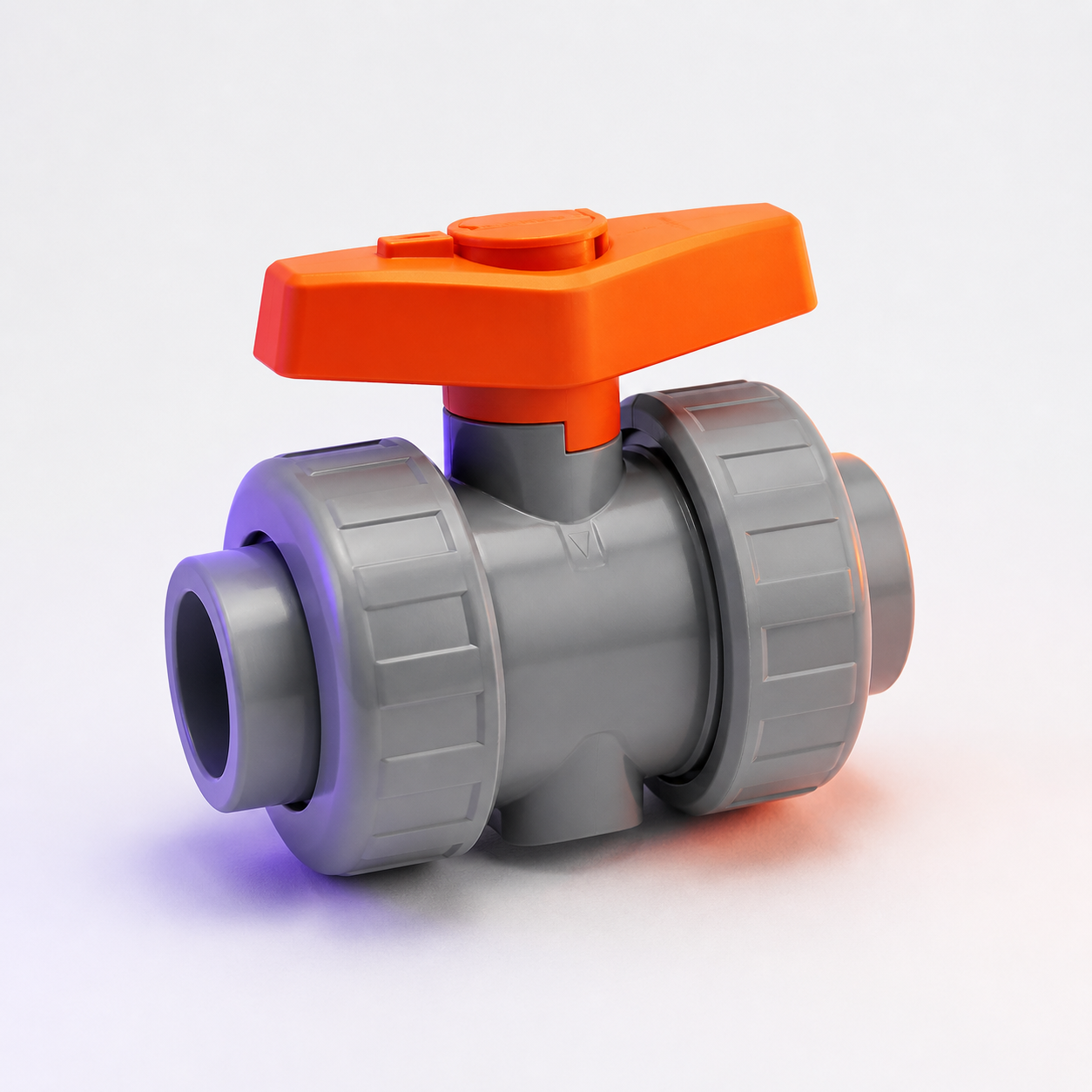 cPVC Ball Valve type 375 with solvent cement socket — cPVC Schedule 80 Pressure System — SCH80 / ASTM D2466