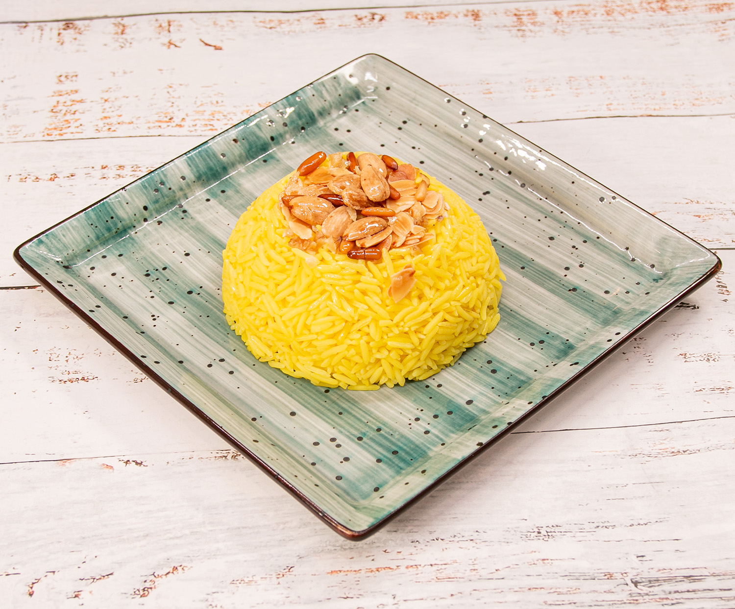 صحن رز أصفر