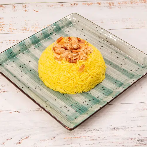 صحن رز أصفر