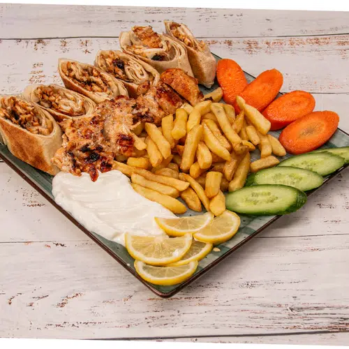وجبة شاورما عربي دجاج