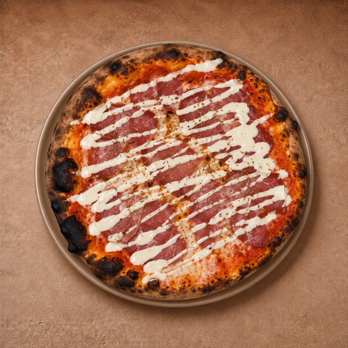Beef Bacon Pizza